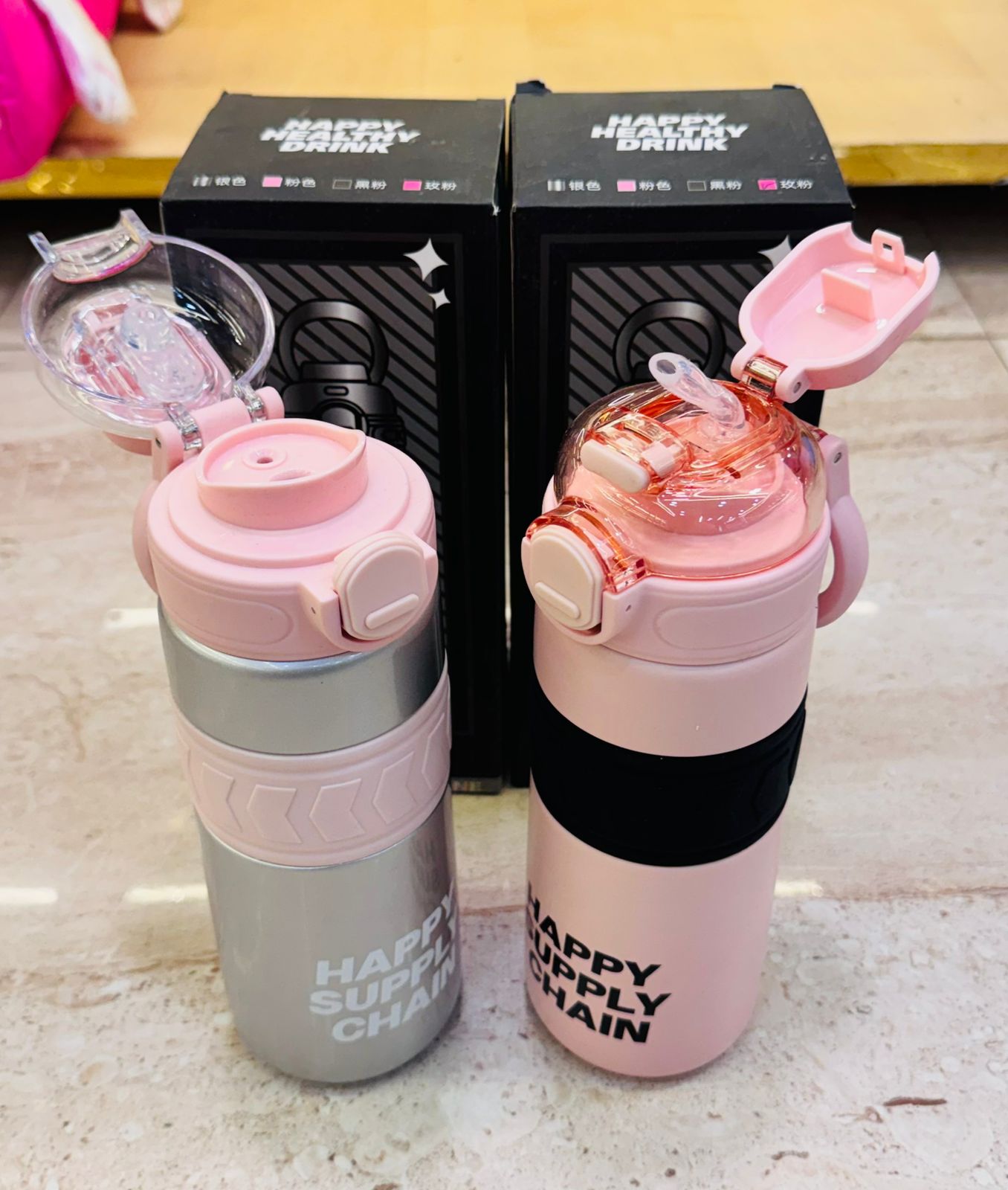 Insulated steel bottles