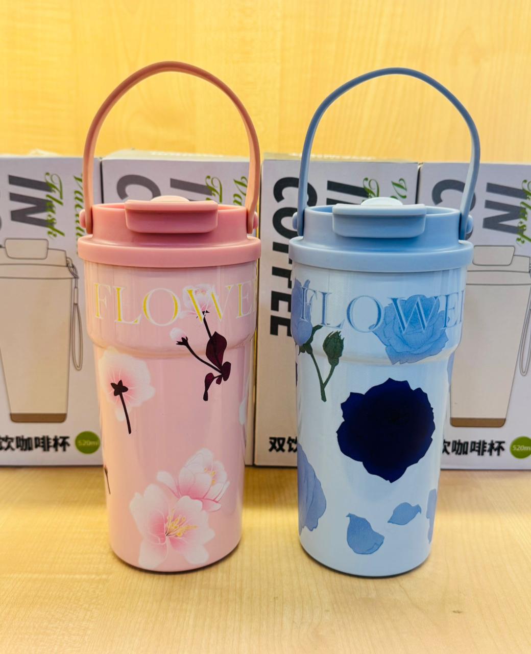 Floral Coffee Tumbler