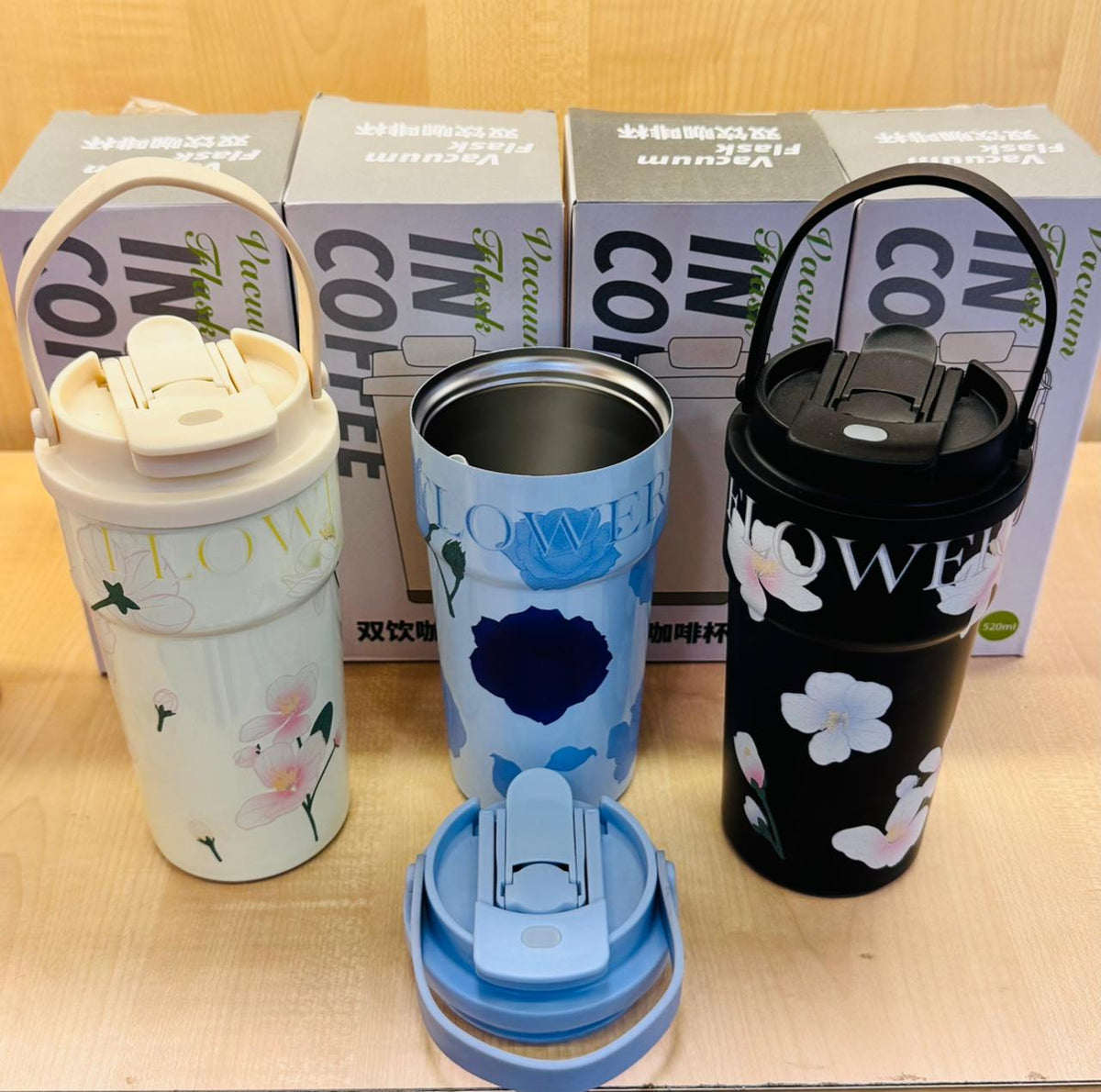 Floral Coffee Tumbler