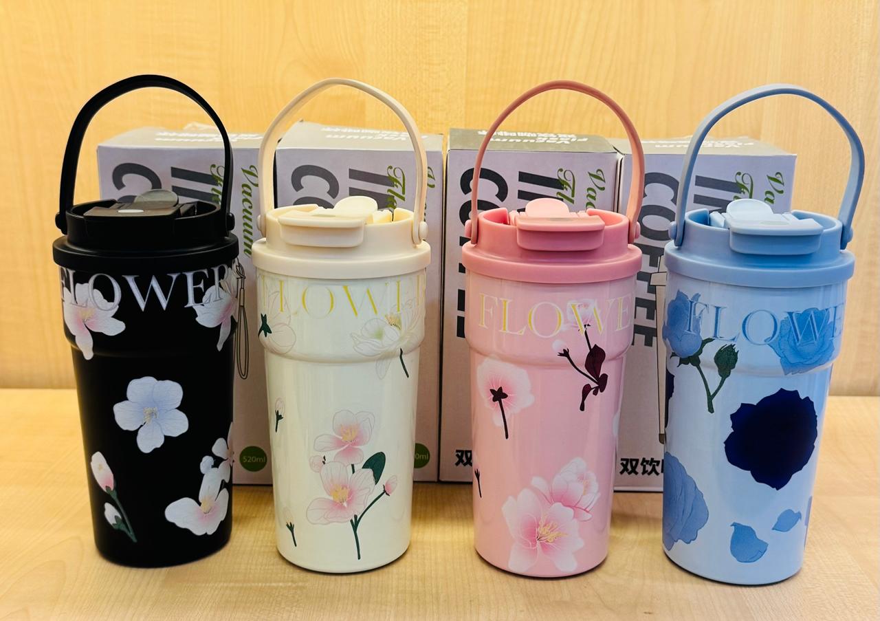 Floral Coffee Tumbler