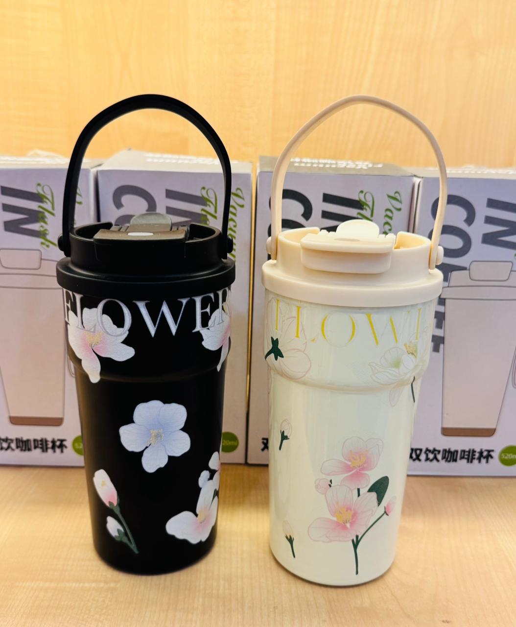 Floral Coffee Tumbler