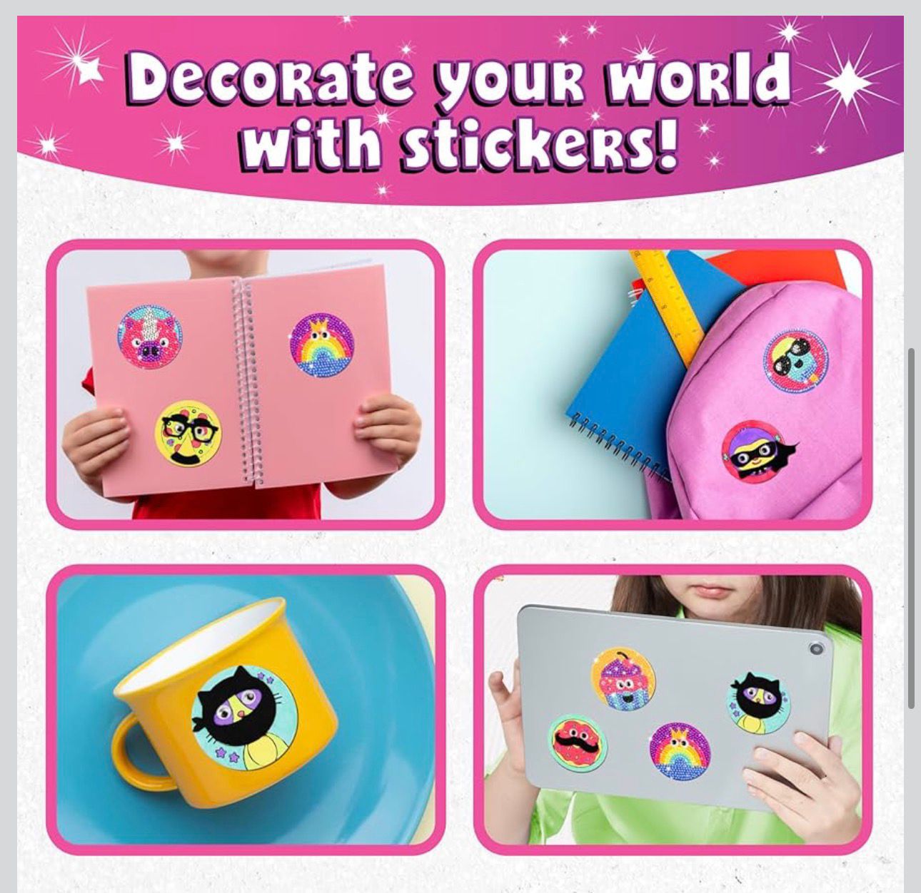 Canvas & Diamond Paint Magnets craft kit.
