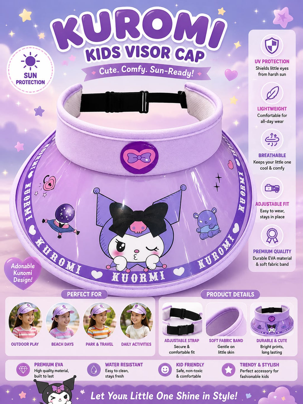 Sanrio Visor Caps