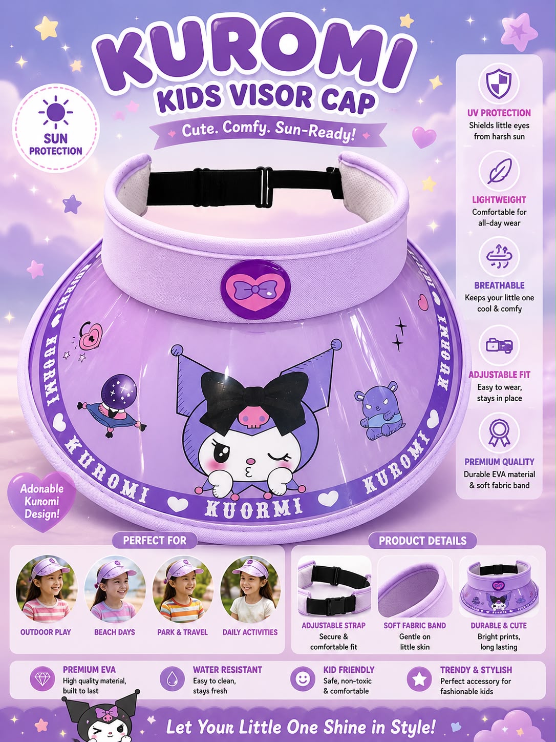 Sanrio Visor Caps