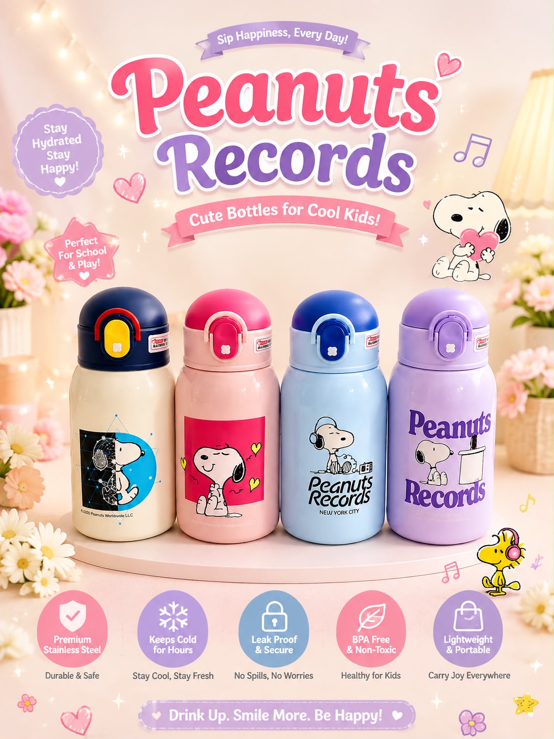 Snoopy Bottles