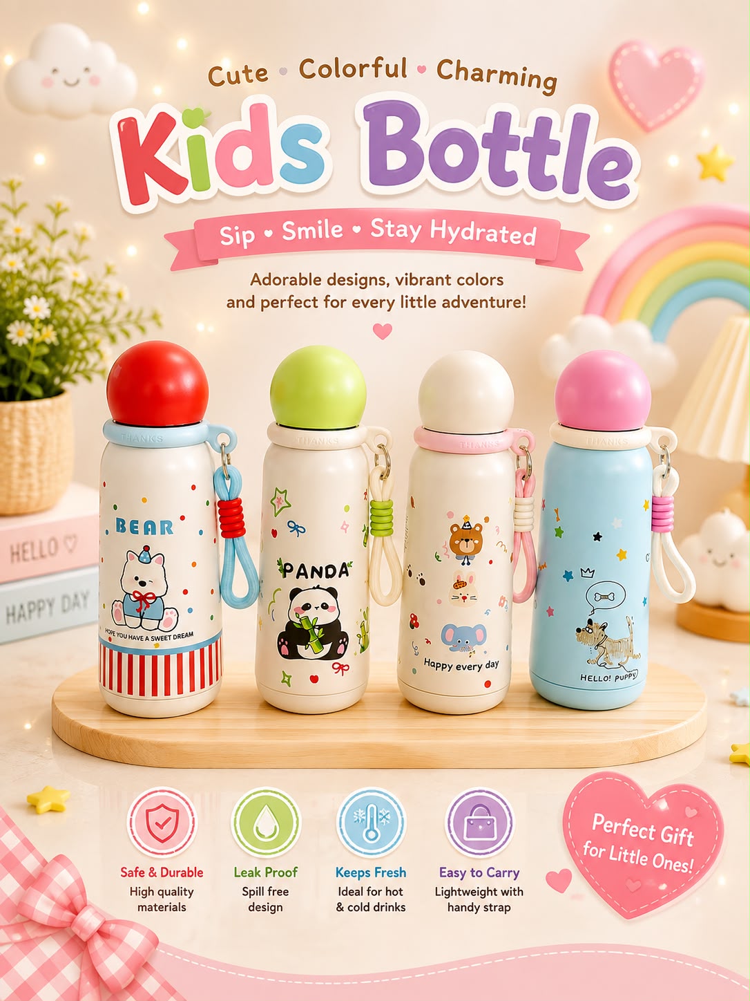 Super Cute Kawai Bottles