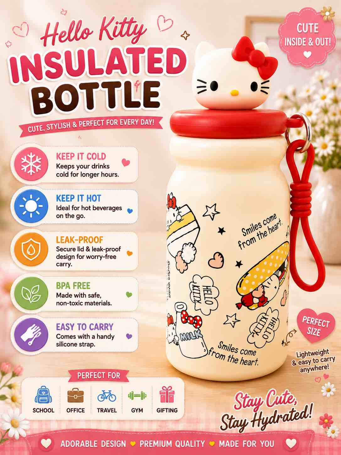 Sanrio Toy Bottles