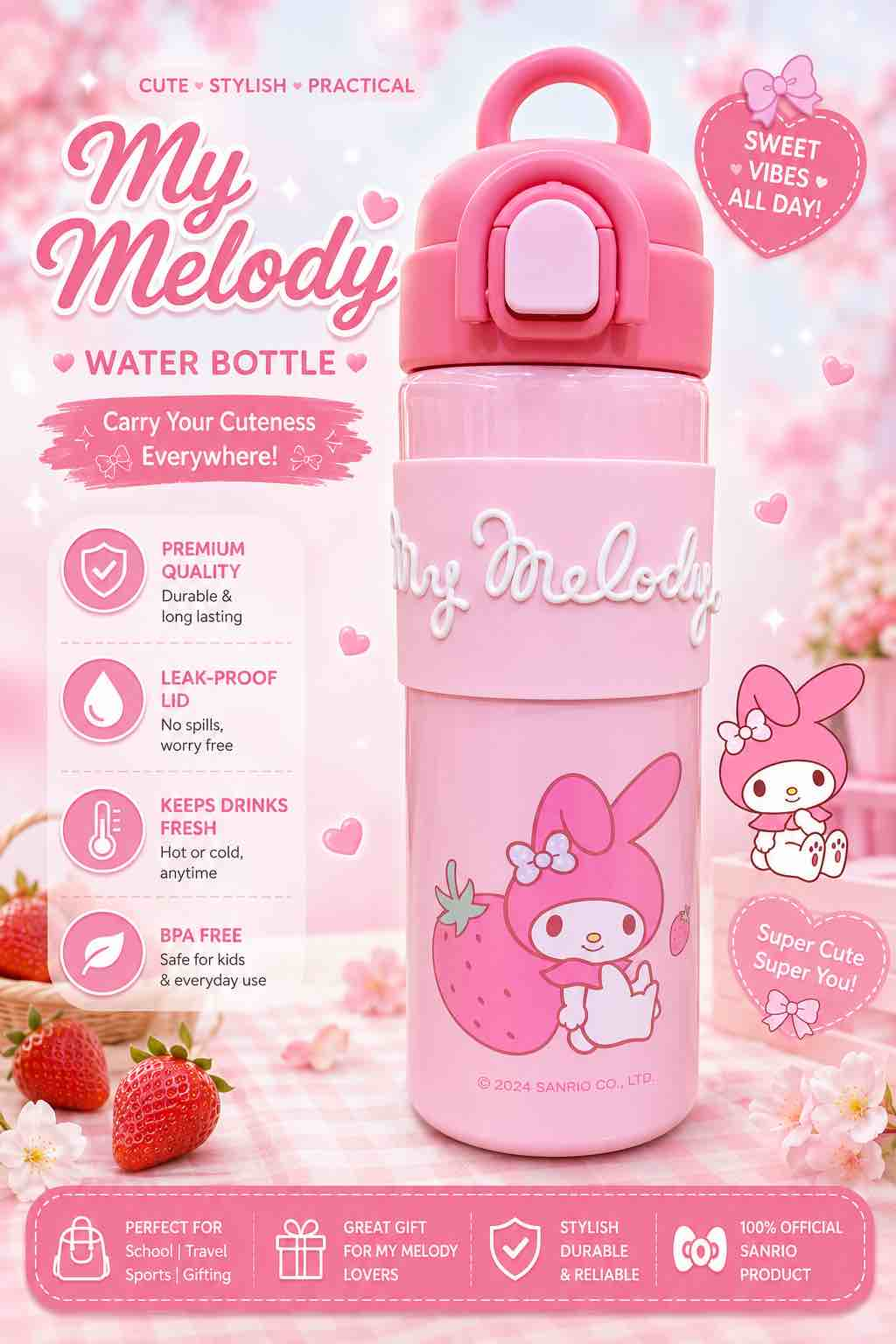 Sanrio Original Bottles