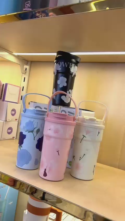 Floral Coffee Tumbler